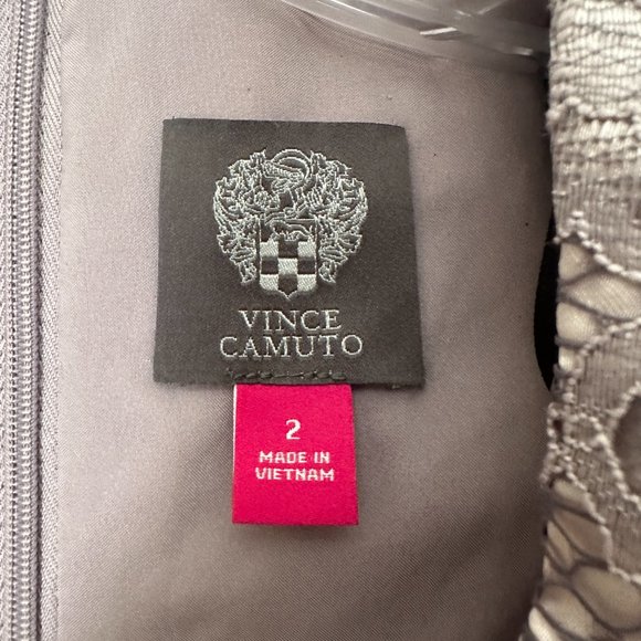 Vince Camuto Lace Fit and Flare Dress Size 2 - Picture 5 of 8